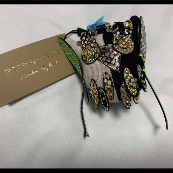 BurberryMavis Owl Studded Key Charm - Picture 3 of 5